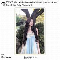 DU KARTUS 13-asis mini albumas su YOU-th jaunimo fotokortele Plakato filmo lipdukas Sana KPOP K-POP POB Photocard - Forever