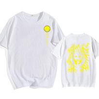 Japanese Anime Assassination Classroom Short Sleeve Cosplay Korosensei Print Fashion Summer Men T-Shirt Hip Hop Top S balta