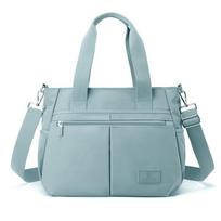 Pečių krepšys Moteriška nailoninė Crossbody Bag Didelės talpos mamos rankinė šviesiai mėlyna spalva