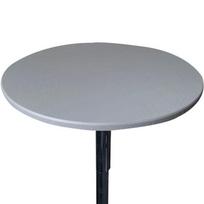 Apvalus 60–130 cm vandeniui atsparus staltiesės stalo užvalkalas, elastinė apsauga 60cm pilka spalva