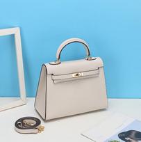 Moteriškas krepšys naujas karvės odos delno antros kartos krepšys odinės spalvos kontrastas mados vieno peties crossbody krepšys 22x7x14cm balta