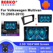 9 colių Carplay Android Auto automobilio radijas, skirtas VW Volkswagen T5 Multivan Navigation Multimedia Player Autoradio 4 core 1GB+32GB carplay