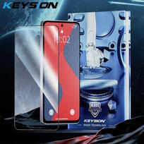 KEYSION Grūdintas stiklas pilnas dangtelis, skirtas OnePlus Nord 4 3 5G CE 4 3 Lite 5G N30 SE HD Ekrano apsauginis stiklo plėvelė, skirta 1+ Ace 3v 2V for OnePlus Ace 2V juoda