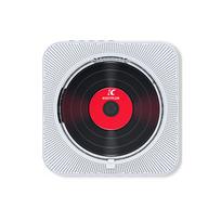 Nešiojamas CD grotuvas Sieninis LED ekranas Stereo Bluetooth muzikos grotuvai su IR nuotolinio valdymo pultu FM radijas USB TF kortelės atkūrimas. US Plug balta