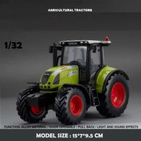Naujas Diecast Metal 1:32 Žemės ūkio traktoriaus modelis Garsas ir šviesa Vaikai berniukai Žaislinis automobilis Transporto Modelių Kolekcija Voiture Miniatiūrinė Dovana TRACTOR