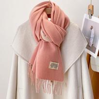 Žieminis pončas-šalis kašmyro šalikas moterims madingas vienspalvis raštas pashmina apgaubas storas šiltas moteriškas pledas foulard stola 200x70cm