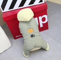 Žieminiai naminių šunų drabužiai Teddy Pet Kombinezonai Pastorinti DADAGOU Naminių gyvūnėlių drabužiai Šuns kostiumas Ropa Para Perro S