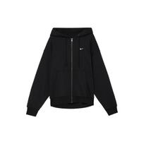 Nike Solo Swoosh Universali striukė su gobtuvu ir pilnu užtrauktuku Vyriška striukė Juoda FZ1165-010 L