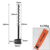 Lauko išgyvenimo įrankis Medžio grąžtas Rankinis sraigtinis grąžtas Raktas Bušcraft kolonistams 10x260mm