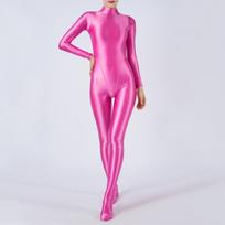 Moterų klubo šokių šou kostiumas Skinny Jumpsuit viso kūno kombinezonas Bodystocking Rash Guard nardymui banglenčių sportui joga stulpų šokiai M tamsiai mėlyna spalva