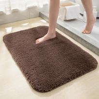 Pliušinis storas kilimėlis Paprastas vonios kambario sugeriantis durų kilimėlis Kvadratinis pėdų kilimėlis Tualeto neslystantis kilimėlis 40*60cm