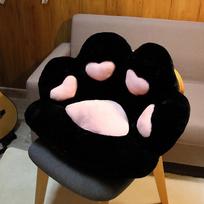 Adorable Cat & Bear Paw Plush Cushion: Versatile Hip & Floor Mat for Sofa or Bedroom 70*60cm/Small, 0.79kg
