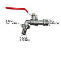 IBC talpos čiaupo ventilio jungtis priedai tonos statinės adapteris S60*6 pasukamas žalvarinis čiaupas 1/2'' 3/4 colio vandens jungtis fitingas G1/2" Faucet