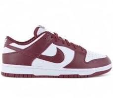 Nike Dunk Low Retro - Herren Sneakers Schuhe Leder Rot-Weiß DD1391-601 ORIGINAL EU 45 US 11 raudona