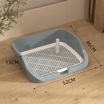 Ypač didelis plokščias šunų tualetas vidutinio ir didelio dydžio veislėms - Anti-Step dizainas, idealus dresūrai Dog Toilet