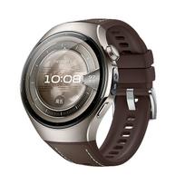 Odinis silikoninis dirželis Huawei Watch 5 46mm 42mm apyrankei, minkštas gumos apyrankė Huawei Watch 5 46mm 42mm išmaniajam laikrodžiui Huawei Watch5 46mm ruda