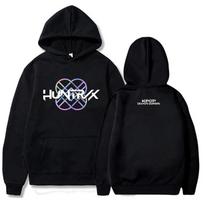 KPop Demonų Medžiotojai Huntrix Džemperis Moterims Vyrams Drabužiai Laisvas Vilnos Filmo Spauda 2025 Puloveriai Grafiniai Džemperiai Moteriški Viršutiniai XS juoda