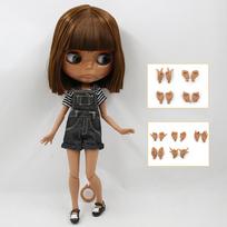 ICY DBS Blyth lėlė Šarnyrinis kūnas 30CM BJD Drabužiai Batai Rankų rinkinys Madingos lėlės mergaitės dovana full set with hands raudona