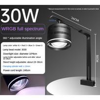 30W/50W Akvariumo LED Lempa Žuvų Bakas Vandens Augalų Šviesa Šviesinanti Skatinanti Augimą Viso Spektro WRGB Išvestis Samanų Prožektorius 30W-WRGB Full spectrum