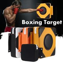 PU Wall Punch Boxing Bags Pad Focus Target Pad Wing Chun Boxing Fight Sanda Training Bag Sandbag Category for home outdoor use 1 Pc S black