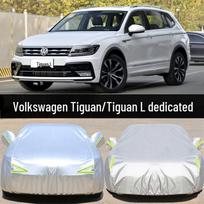 Tiguan visureigio automobilio uždangalas: Visasezoninė apsauga nuo saulės ir lietaus 2019 m. Volkswagen Tiguan L Tiguan L [Aluminum Film] Thickened