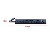 1 vnt. 3D ABS Automobilio stiliaus 4Motion Galinės bagažinės Sparno Emblema Ženklelis Lipdukas Decal Tiguan Touareg Tayron Golf juoda