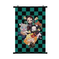 Demonų naikintojas Nezuko plakatas Animacinis Kimetsu No Yaiba ritininis plakatas Sieninis ritininis plakatas Populiaraus rašto tapybos plakatas 30*45cm balta
