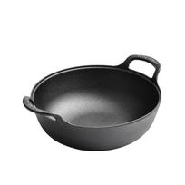 Su mediniu dangčiu troškinimo puodas Nelipnus sriubos puodas Indai Ketaus Puodas Ramen 20cm