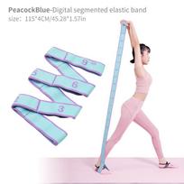 Elastingas jogos tempimo diržas su kilpomis, tempimo diržas baletui, kojoms, kūnui, tempimo juosta jogai, šokiui, pilatesui, gimnastikai