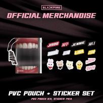 BLACKPINK “JUMP” Oficialus MD – Raktų pakabukai / Piniginė / Akrilinis stovas Pink juoda