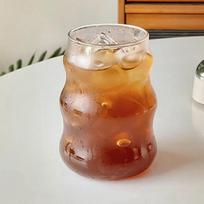 530ml/650ml Ripple Fluted Stikliniai Puodeliai Pieno Arbatos Puodelis Stiklinis Kavos Puodelis 530ml