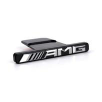1 vnt. 3D ABS AMG emblema Automobilio priekinių grotelių ženklelis Lipdukas Automobilio priedai Mercedes Benz W211 W203 W204 W210 W124 AMG W202 W212 raudona