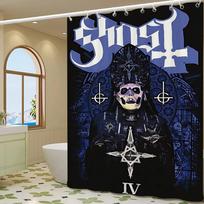 G-Ghost Juostelės Modelio Vonios Dušo Užuolaida Vonios Pertvaros Užuolaida Šviesiai Nepermatoma Vandeniui Atspari Medžiaga Vonios 150x180 cm