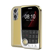 V10 Dvi SIM kortelės budėjimo mobilusis telefonas 2,01 colio ekranas Magiškas balsas Greitasis rinkimas Žibintuvėlis FM radijas MP4 Pigūs atsarginiai mobilieji telefonai auksas