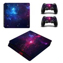 Lipdukai PS4 Sony Playstation 4 Slim konsolei 2 valdiklių lipdukai priedai