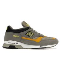 New Balance 1500 Pagaminti Anglijoje Pilki Geltoni Vyriški Sportbačiai Juodi M1500GGY 42.5