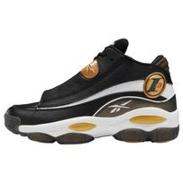 Reebok The Answer DMX Juoda Balta Auksinė 2022 Vyriški Sportbačiai Core-Black Avalynė-White Reebok-Žalvaris GW6372 42