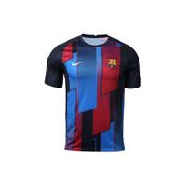 Nike FC Barcelona 21/22 Laisvalaikio kvėpuojantis futbolo marškinėliai vyrams Viršutiniai drabužiai Juoda CW4874-452 M