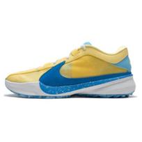 Nike Zoom Freak 5 EP Per mano akis Vyriški sportbačiai Geltoni Švelniai geltoni Šviesiai mėlyni DX4996-700 40.5