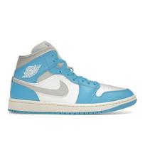 Air Jordan 1 Mid Dark Powder Blue Moteriški kedai Summit-Grey White BQ6472-400 36.5