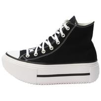 Converse Chuck Taylor All Star Lift Dvigubo Paduko Aukšti Juodi Balti Unisex Kedai A12975C 37.5