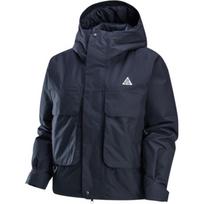 Nike ACG Storm-FIT Skull Peak Patogus Šiltas Vėjui atsparus Striukė Moteriškos striukės Anglies Juoda Juoda Viršūninė Balta FV7328-010 M