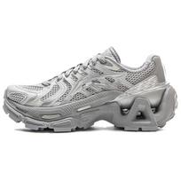Li Ning Liejun Ace 3.0 Retro Madingi Smūgius Sugeriantys Kvėpuojantys Patvarūs Žemi Kasdienio Gyvenimo Laisvalaikio Batai Unisex Laisvalaikio Batai Sidabriniai AZGV151-2 43