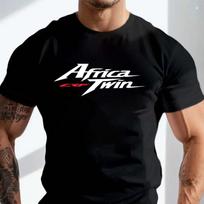 Nauji marškinėliai Japonija Motociklas Motociklas Hon Africa Twin Crf 1000 L Adventure Kasdieniai Apvalaus kaklo viršus Marškinėliai Su spauda 2025 S