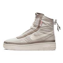 Nike Air Force 1 Shell PU audinys Neslystantis Dėvėjimui atsparus Šilti Aukšti sportbačiai Moteriški sportbačiai Smėlio spalvos Ruda DO7450-211 36.5