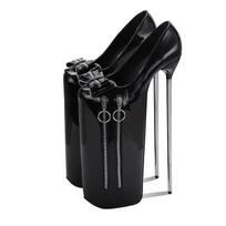 Madingi didelių dydžių aukštakulniai bateliai 35-46 Nauji ploni metaliniai stiletto kulniukai 30CM aukščio kulniukas Stiletto 20CM platforma Pole Dance bateliai 35 juoda