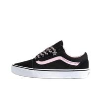 Vans Old Skool Patogūs Universalūs Skate Batai Unisex Sportbačiai Juodi Rožiniai VN000D6WY28