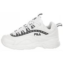 FILA Ray Repeat Oda Patogūs Universalūs Žemi Tėčio Batai Moteriški Sneakeriai Juodi Balti 5RM00816_112 37.5