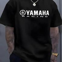 Yamaha Motociklų Marškinėliai NAUJAS Unisex Medvilninis T-shirt Vyriškas Mados Gatvės Sportinis Trumpomis Rankovėmis Moteriškas Aukštos Kokybės Apvalus Kaklas Viršutinė Dalis XL