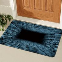 3D Vizualus Diatominės Žemės Durų Kilimėlis - Atsparus Dėvėjimuisi, Atsparus Purvui, Lauko Grindų Kilimėlis 40*60cm